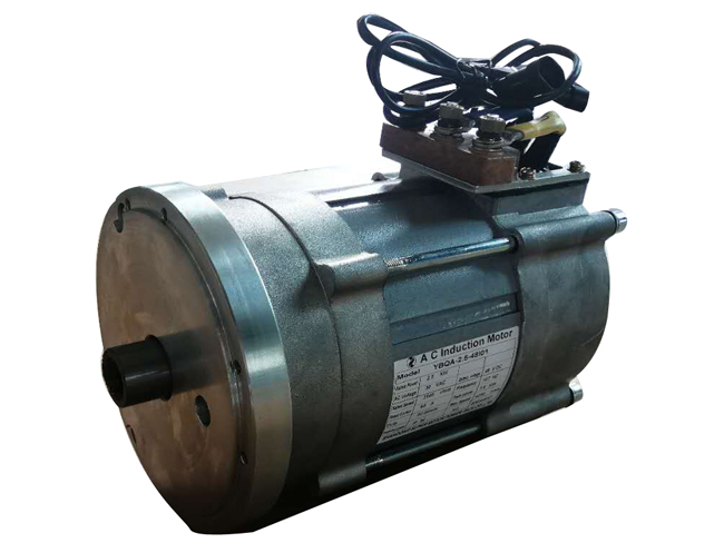 YBQA-2.5-48I01交流異步電動汽車電機(jī)外形圖